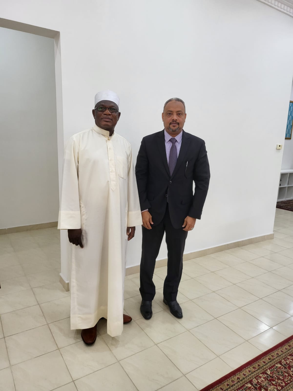 زيارة سعادة السفير إلى سفارة جمهورية غانا